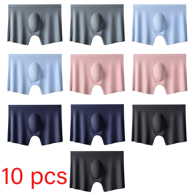 Boxer Shorts Modal - 10 Teile/los Männer Sommer Eis Seide