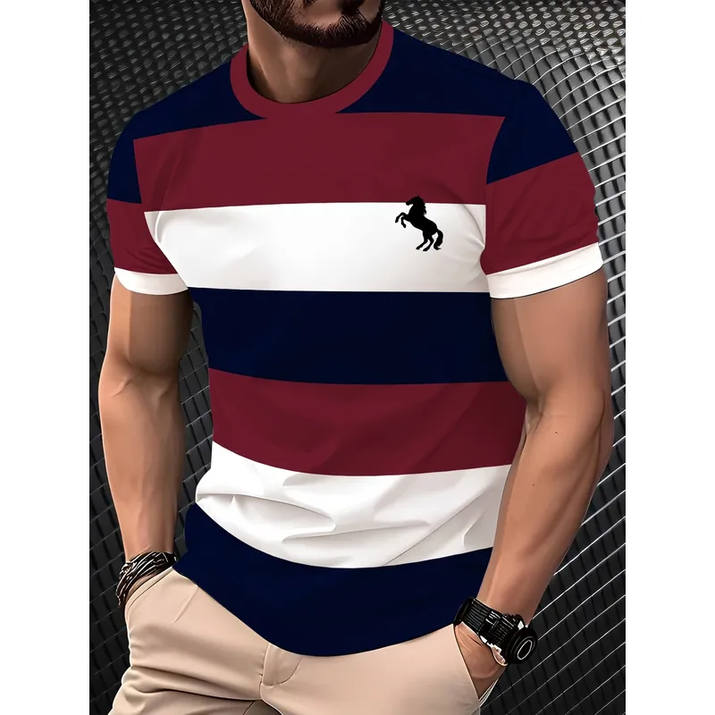 Undershirt Crew Neck - Herren Mode T-Shirt Outdoor Pendler Rundhals