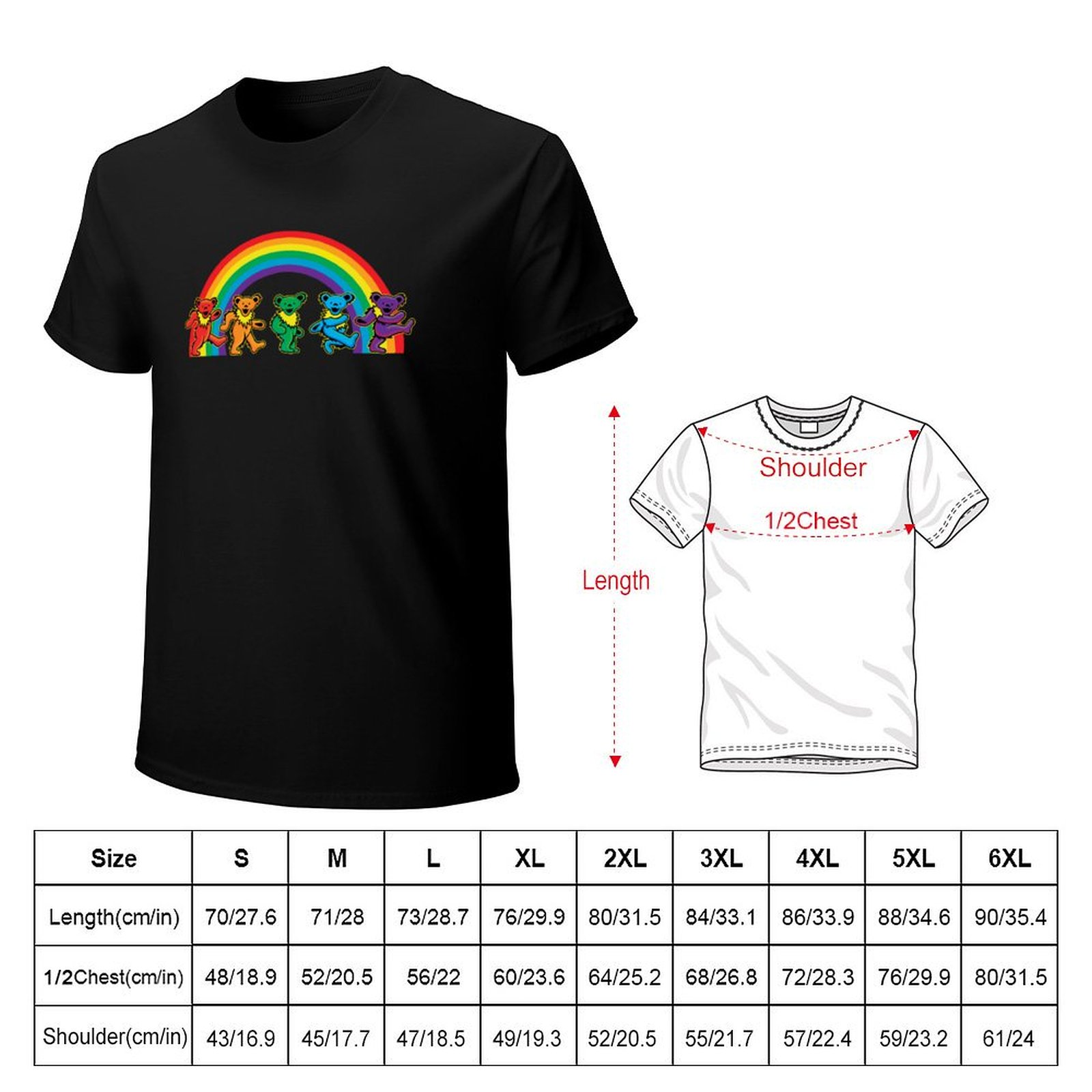 T-Shirt „Bären unter dem Regen – Undershirt Crew Neck Bewertung und Preis
