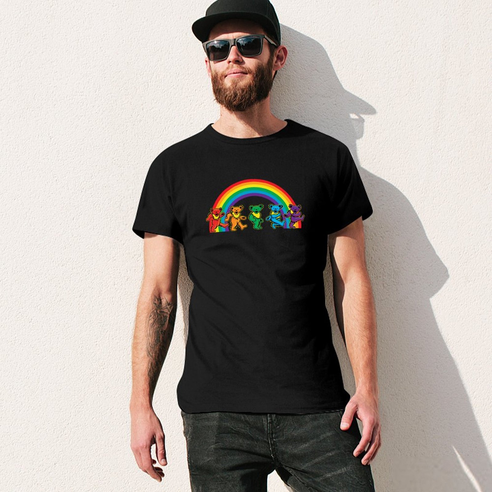 T-Shirt „Bären unter dem Regen – Undershirt Crew Neck Bewertung und Preis